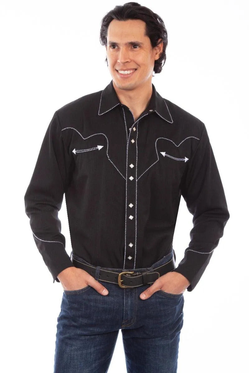 Chemise western Scully Candy Cane - Homme