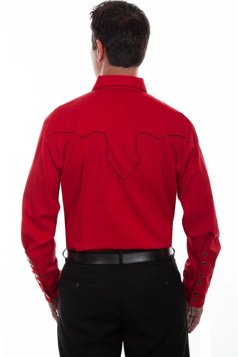 Chemise western Scully Candy Cane - Homme