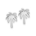Clous d'oreilles palmier – Argent sterling, 9 mm