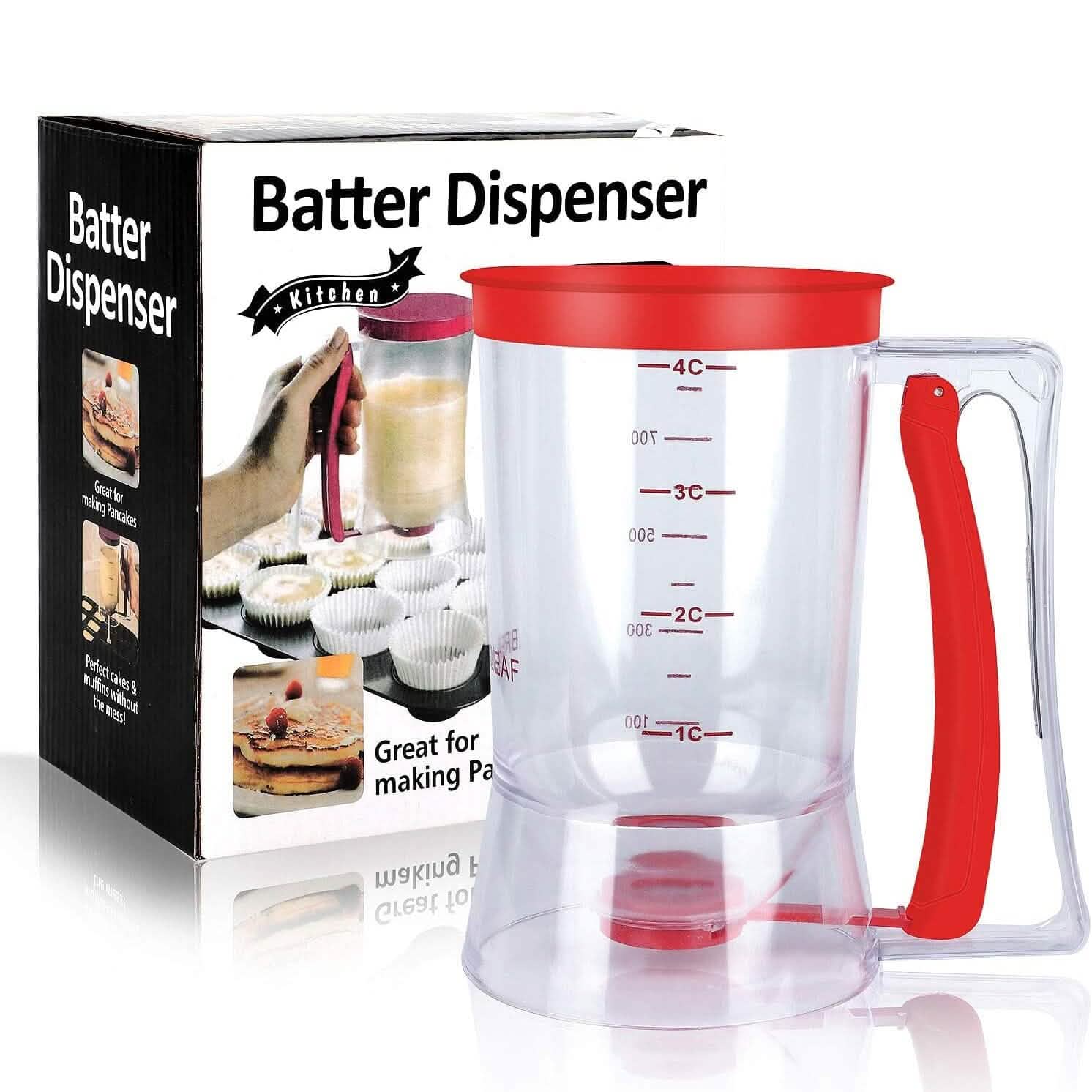 Distributeur de pâte à crêpes et à muffins