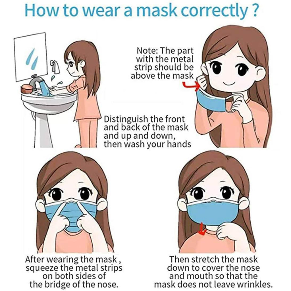 Masque Enfant Imprimé Panda