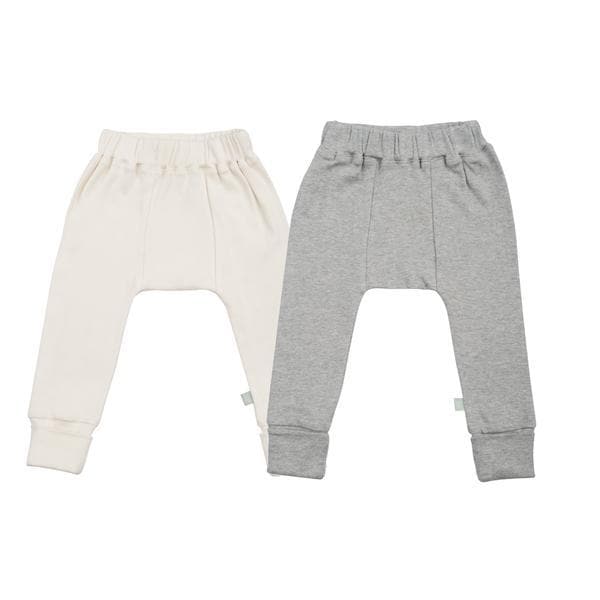 Ensemble 2 pièces pantalon | ivoire et gris chiné