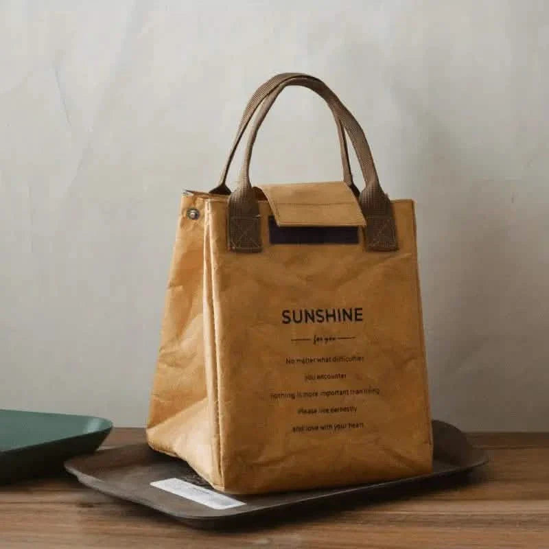 Sac Bento en papier imperméable et résistant à l'huile