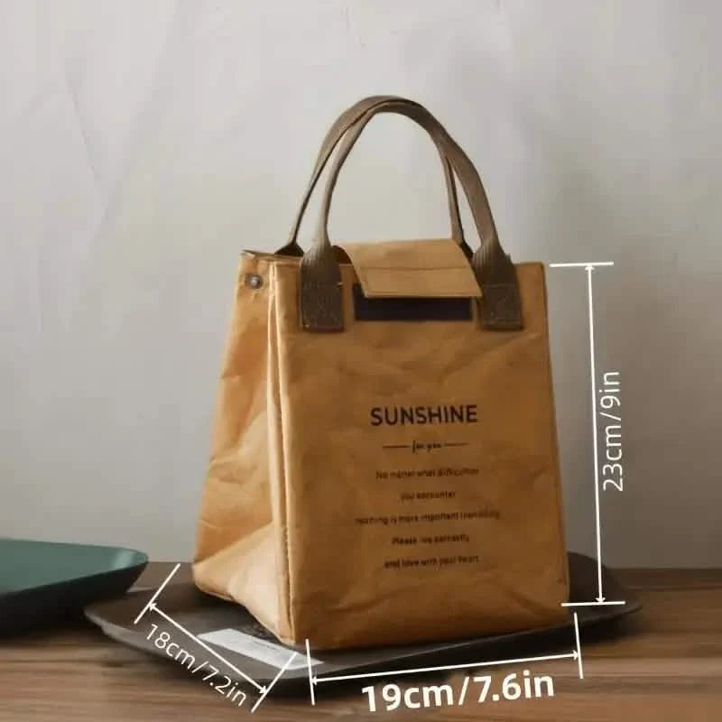 Sac Bento en papier imperméable et résistant à l'huile