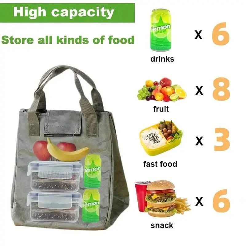 Sac Bento en papier imperméable et résistant à l'huile