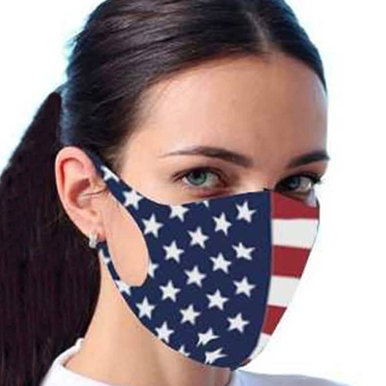 Masque facial patriotique