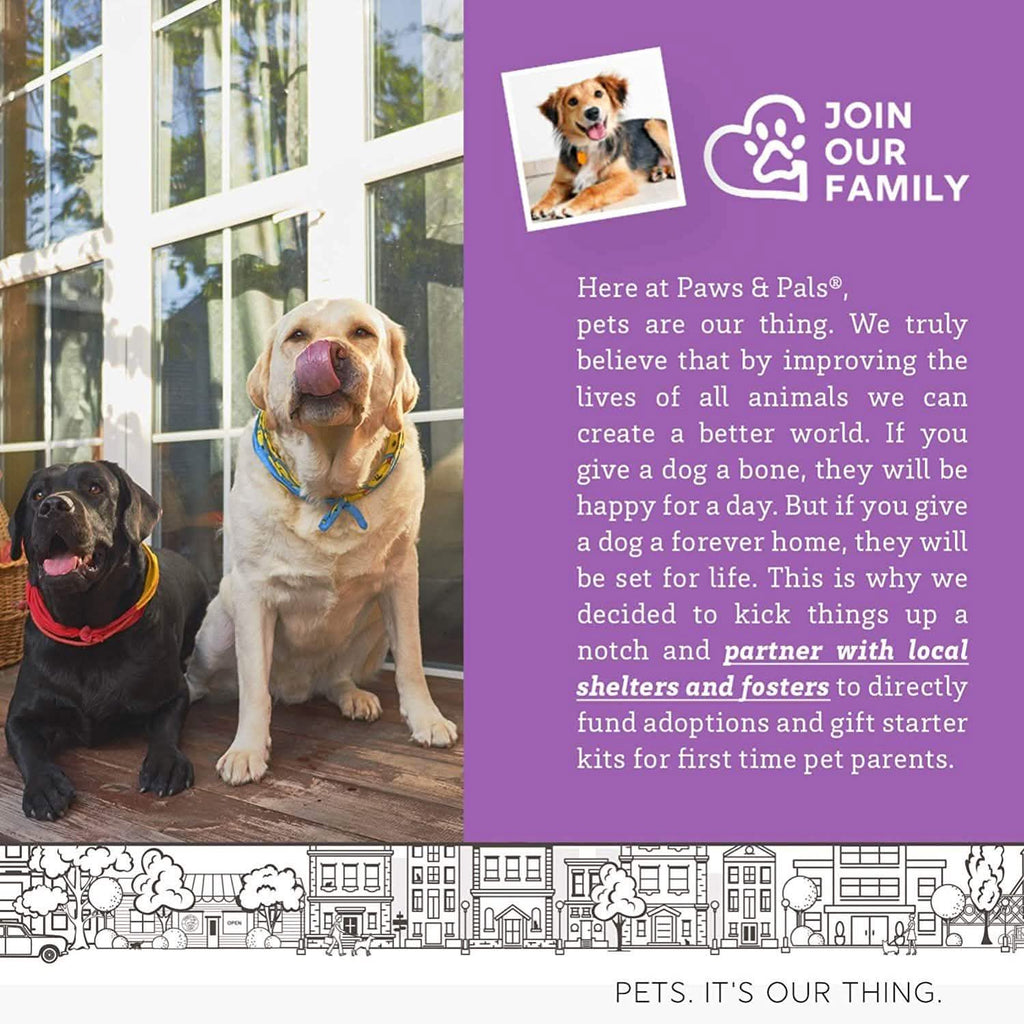 Friandises apaisantes Paws & Pals pour chiens - Supplément anti-anxiété pour animaux de compagnie