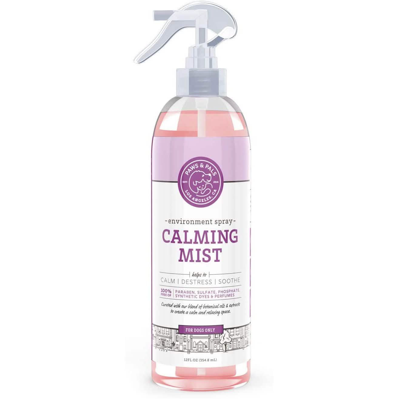 Paws & Pals - Spray calmant naturel ou friandises à mâcher pour chiens et chats