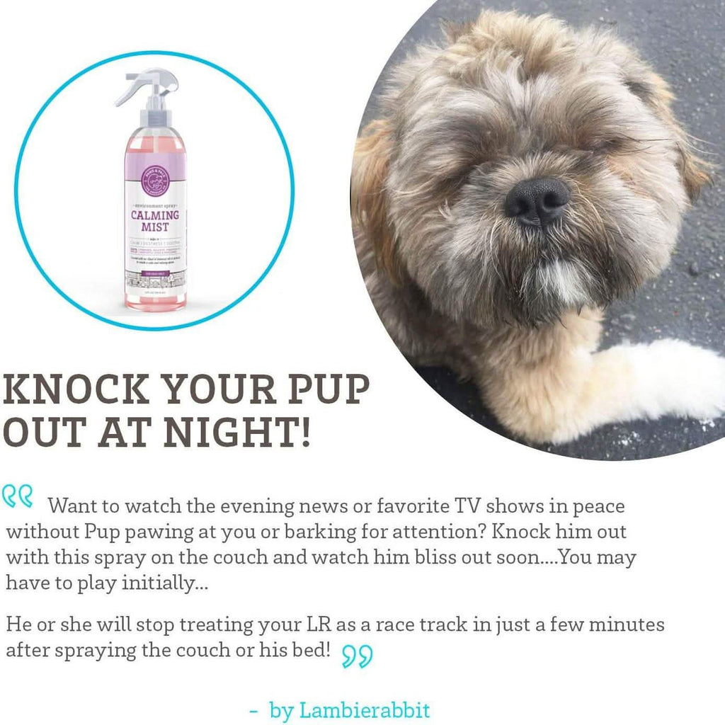 Paws & Pals - Spray calmant naturel ou friandises à mâcher pour chiens et chats