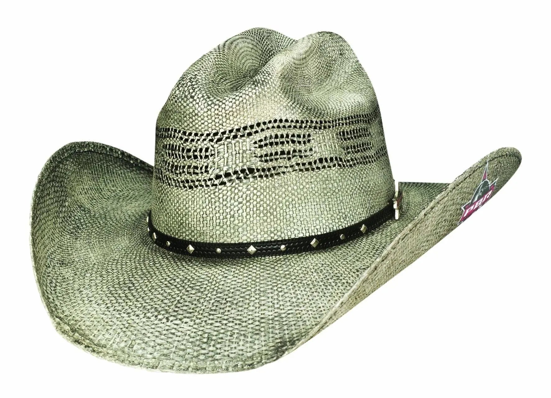 Bullhide PBR Icon - Chapeau de cowboy en paille