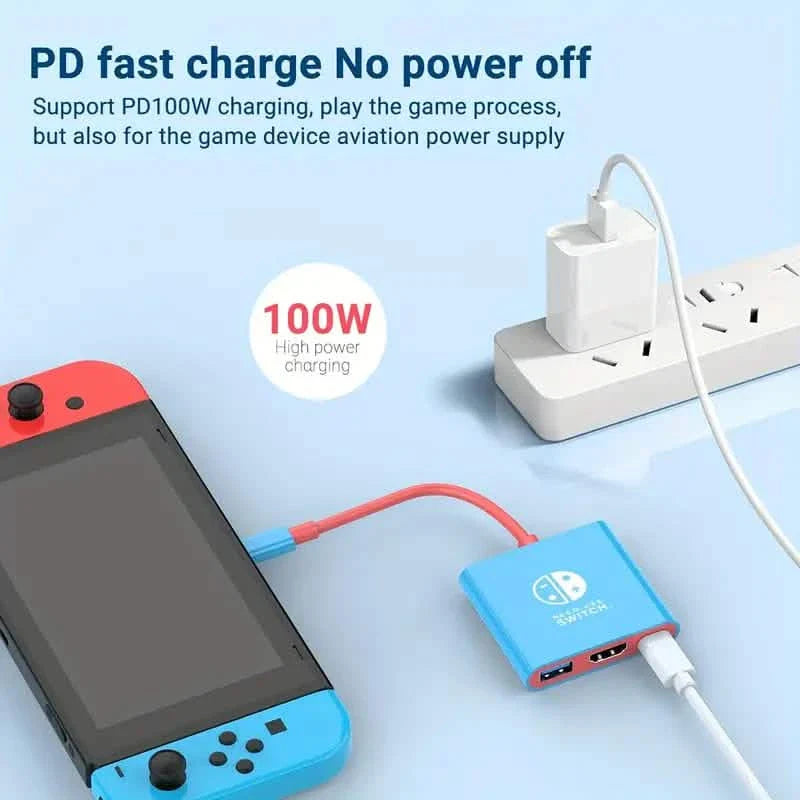 Station d'accueil PD100W pour Nintendo Switch