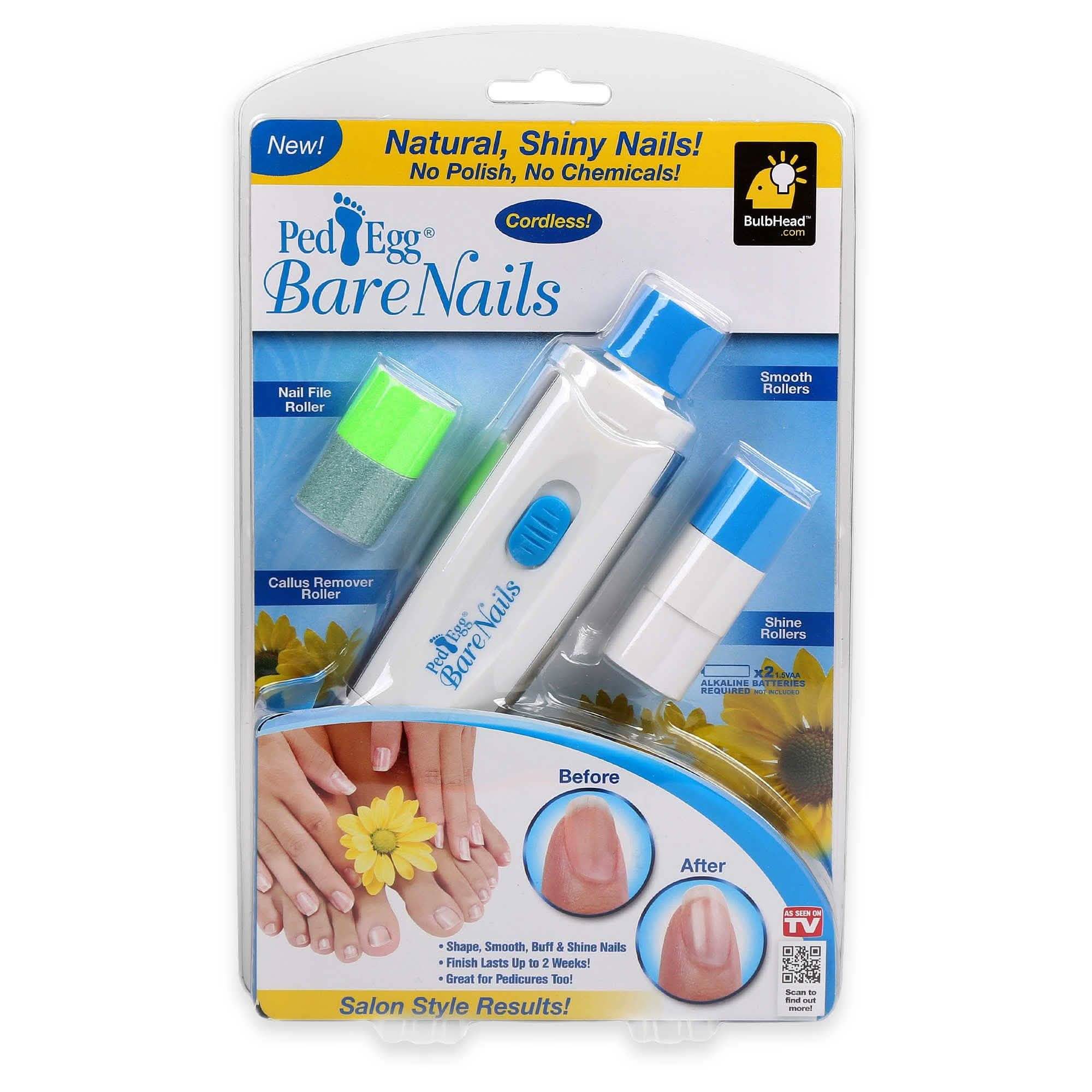 PedEgg Bare Nails Polisseur d'Ongles
