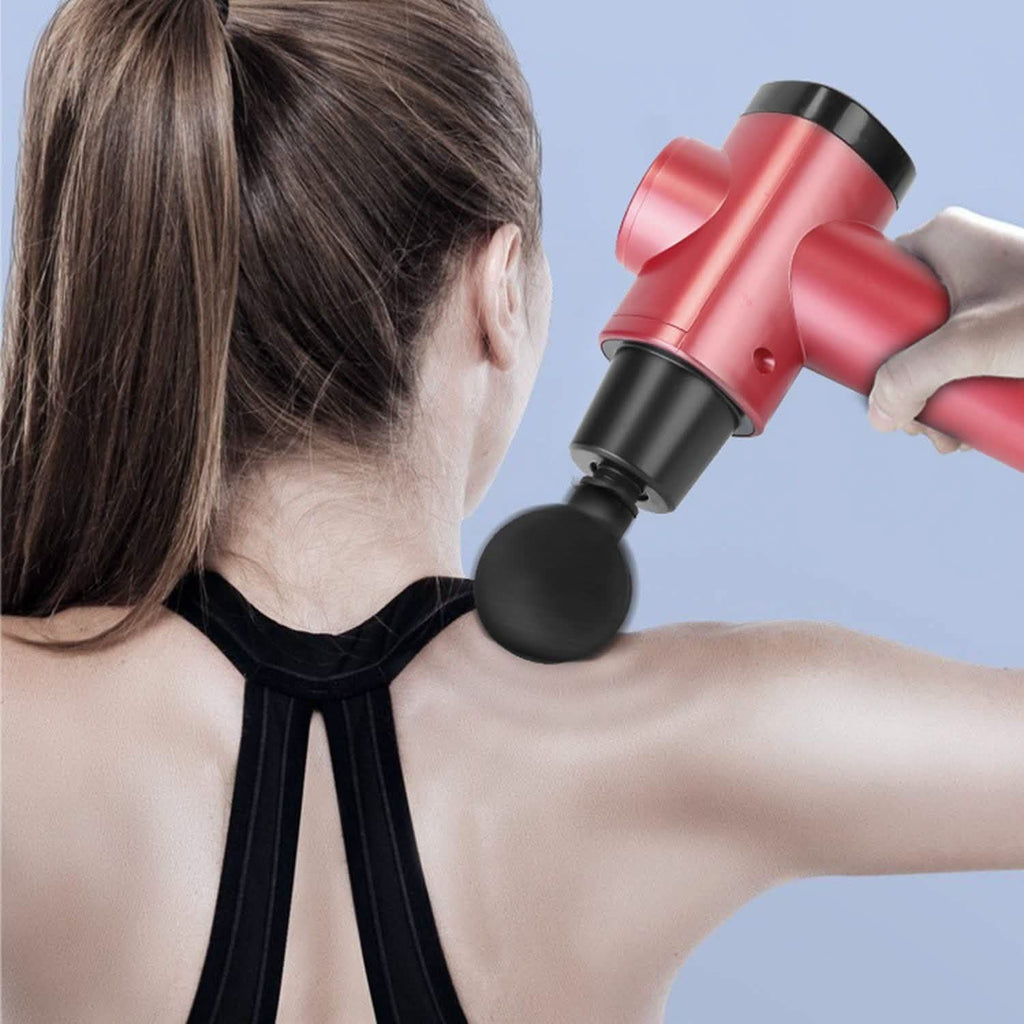 Pistolet de massage vibrant rechargeable avec écran numérique pour les tissus profonds