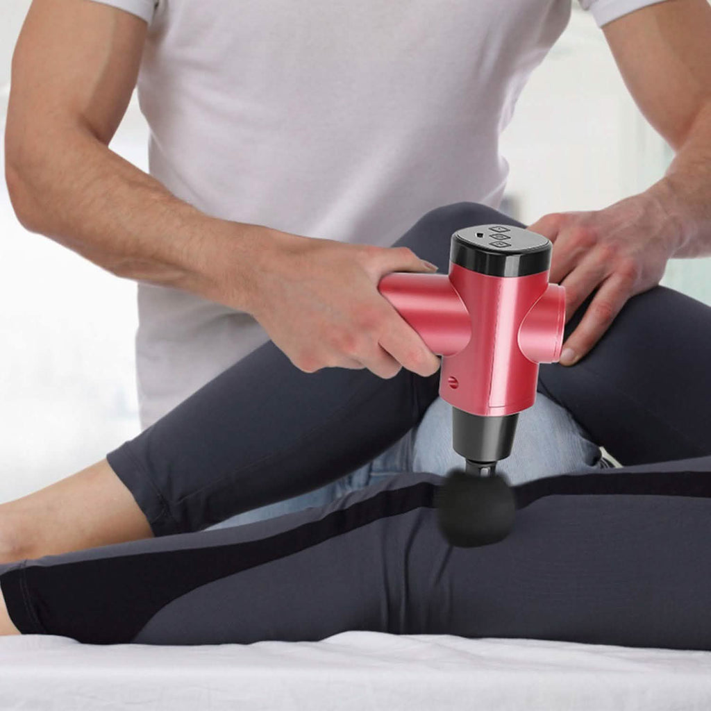 Pistolet de massage vibrant rechargeable avec écran numérique pour les tissus profonds