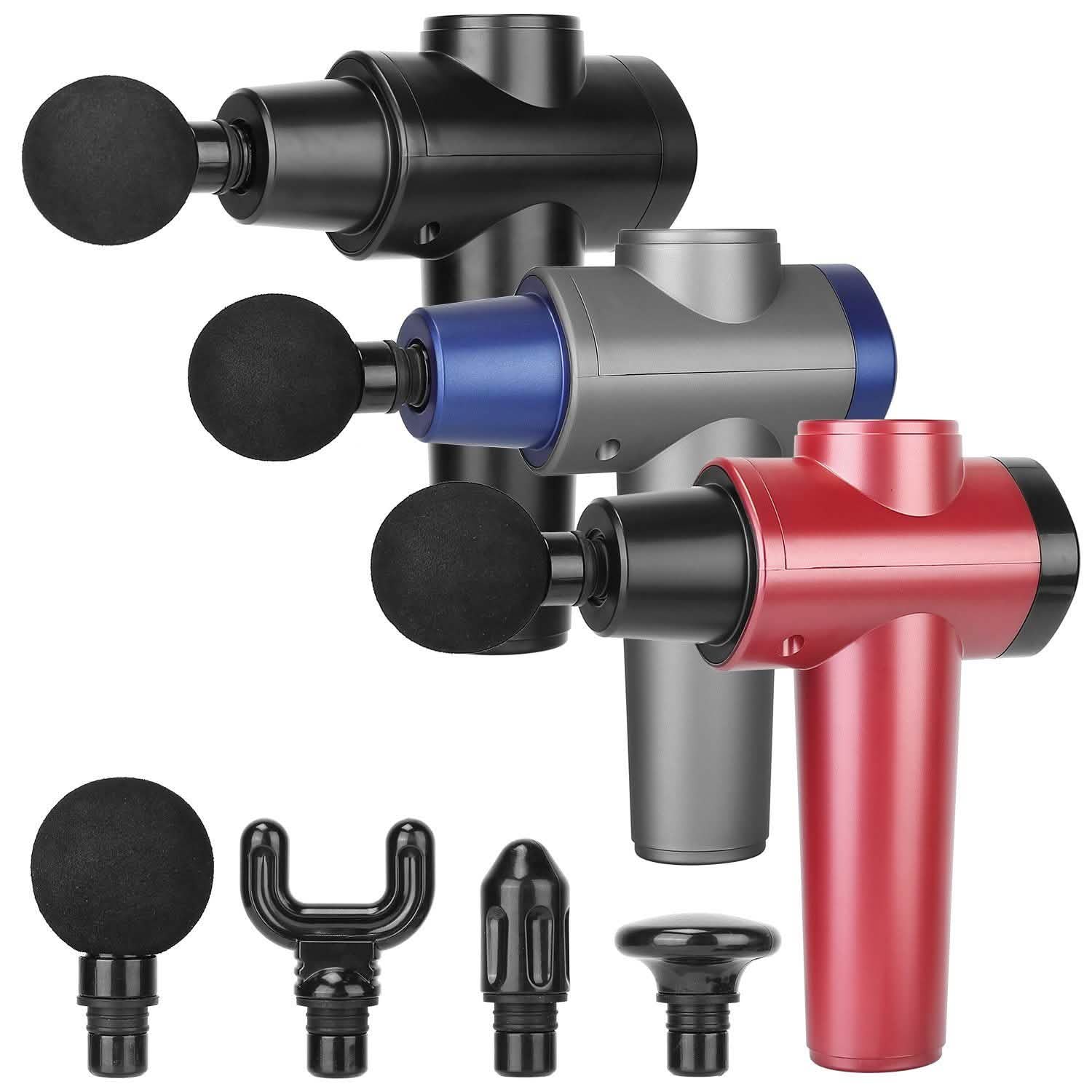 Pistolet de massage vibrant rechargeable avec écran numérique pour les tissus profonds