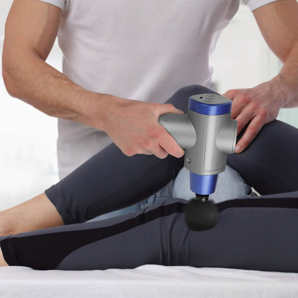 Pistolet de massage vibrant rechargeable avec écran numérique pour les tissus profonds
