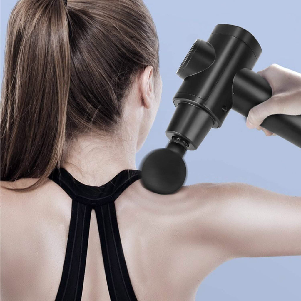 Pistolet de massage vibrant rechargeable avec écran numérique pour les tissus profonds