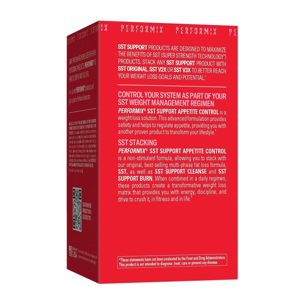 Performix - SST Control Formule de contrôle de l'appétit sans stimulant - 60 gélules