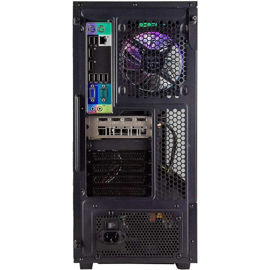 Unité centrale de PC gaming préconfiguré Periphio Ghoul 16 Go de RAM, SSD 120 Go + HDD 500 Go (reconditionné)