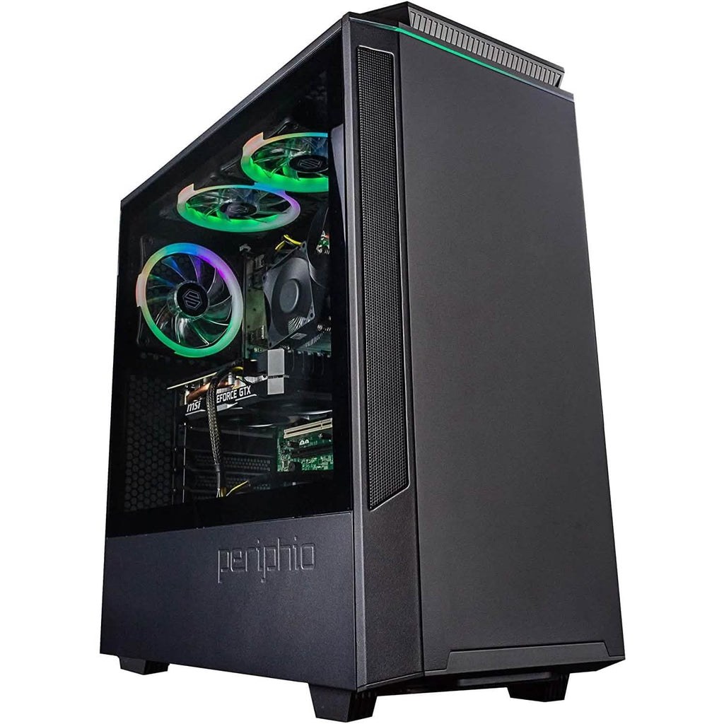 Unité centrale de PC gaming préconfiguré Periphio Ghoul 16 Go de RAM, SSD 120 Go + HDD 500 Go (reconditionné)