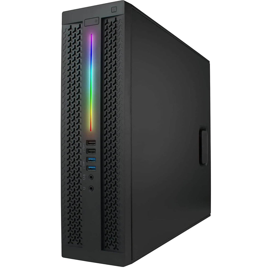 Ordinateur de bureau Periphio Iris Gaming avec éclairage RGB (Reconditionné)