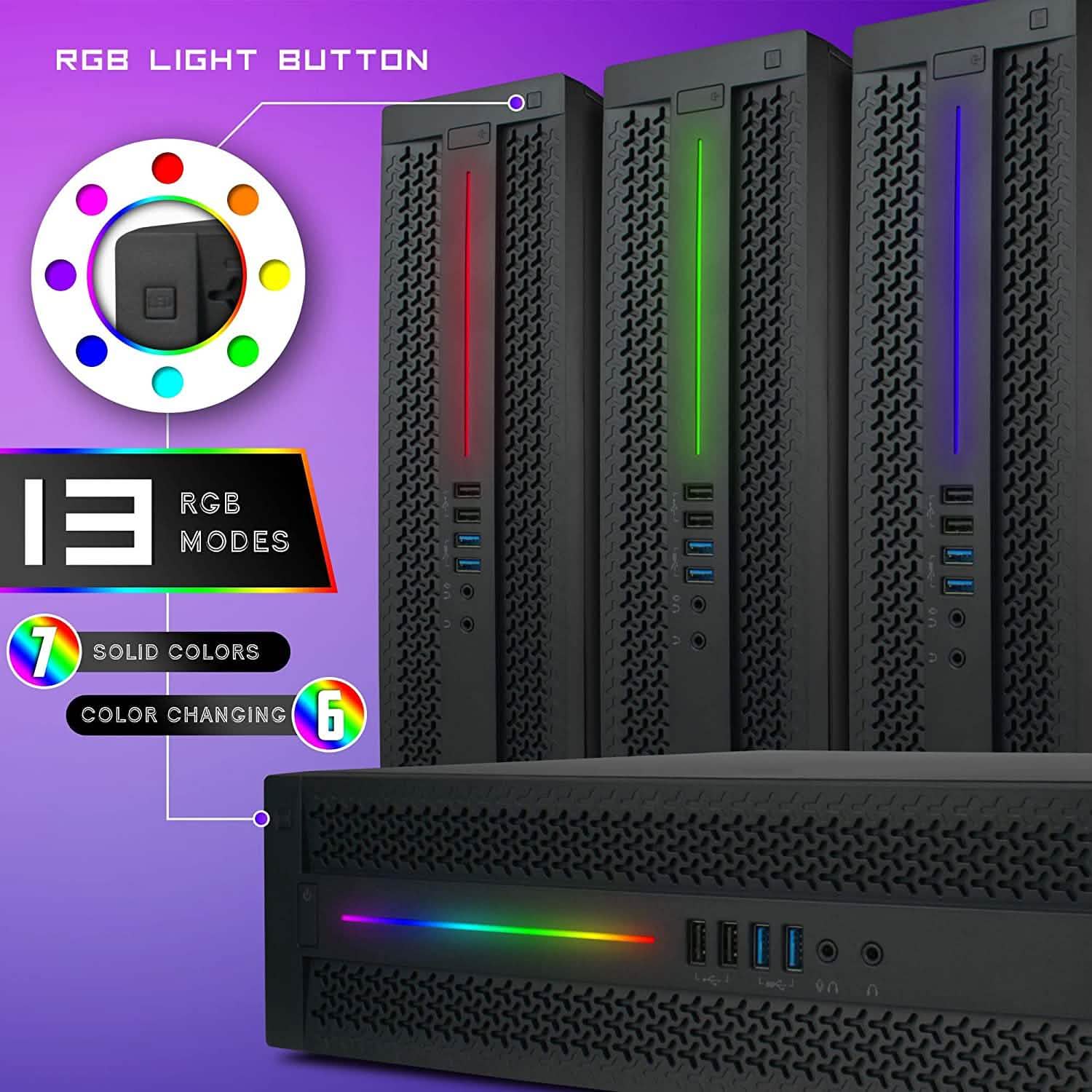 Ordinateur de bureau gaming préconstruit Periphio Iris (reconditionné)