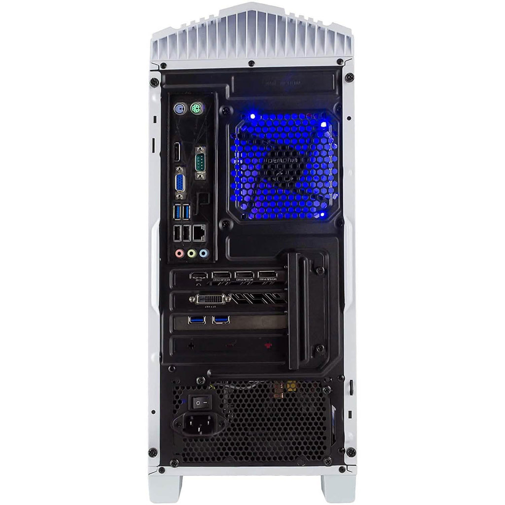 PC de bureau gaming Periphio Vortex 16 Go de RAM, SSD de 120 Go + disque dur de 500 Go à 7 200 tr/min (reconditionné)