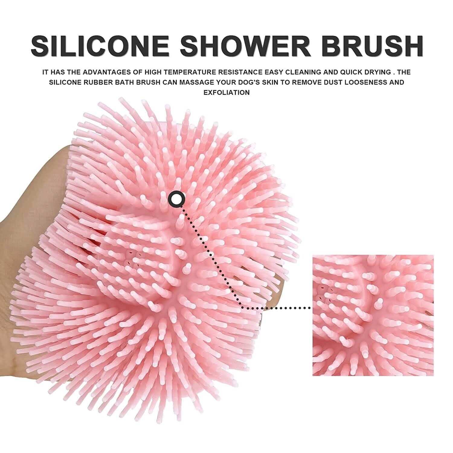 Brosse de bain pour animaux de compagnie, brosse à récurer pour chiens