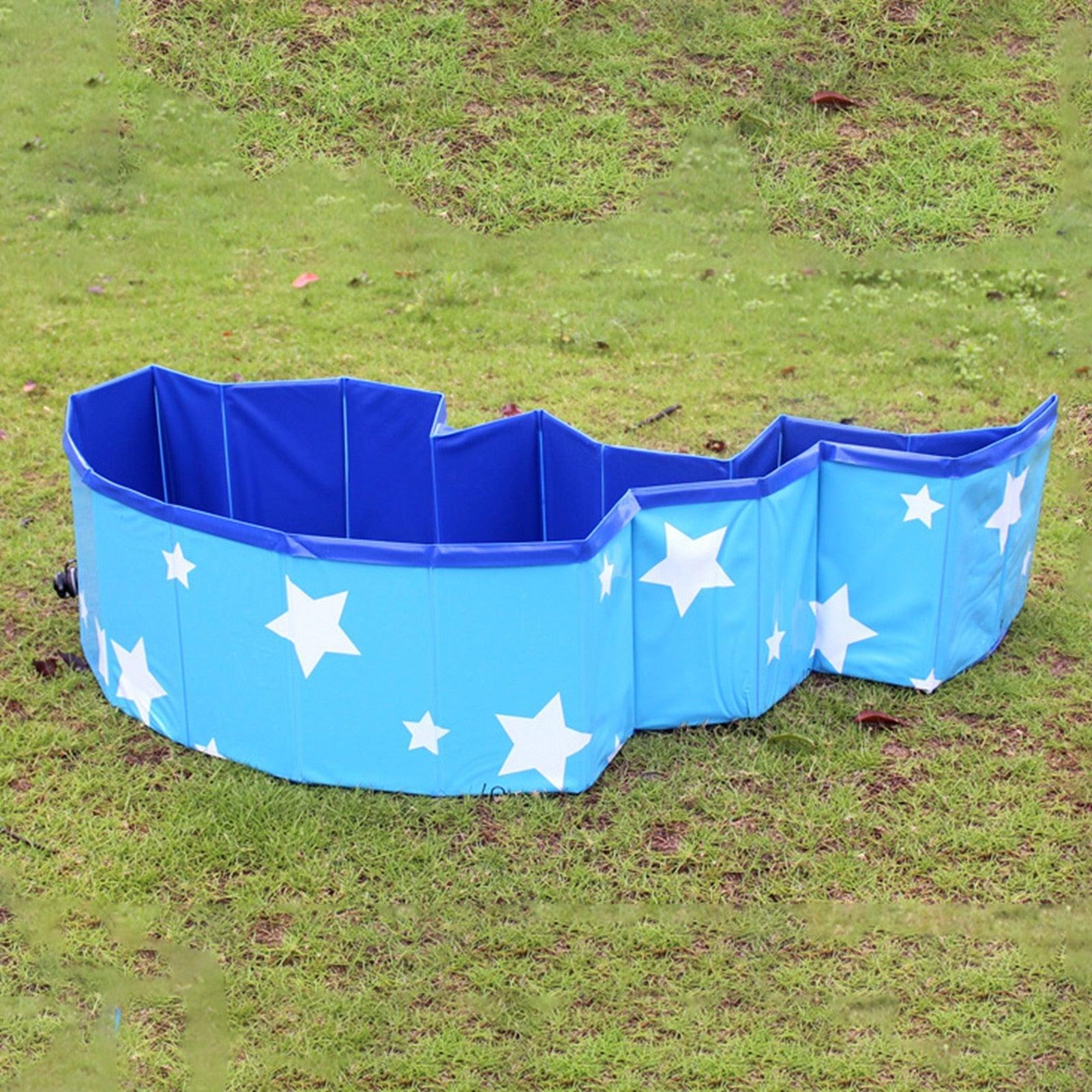 Baignoire Pliable pour Animaux de Compagnie, Piscine pour Chiens Antidérapante Sûre et Écologique, Station de Lavage pour Chiens à Domicile Grand Espace, Baignoire pour Chiens Pliable Haute Résistance, Piscine Portable Pliable pour Chiens et Chats
