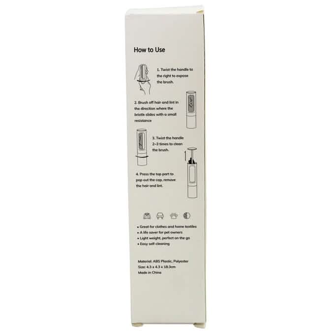 Brosse anti-poils d'animaux pour vêtements et meubles