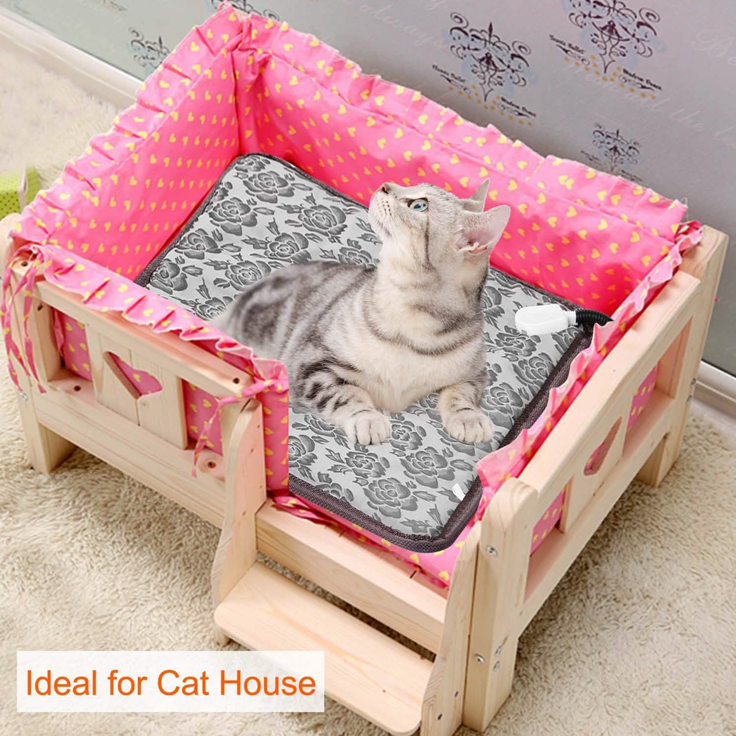 Tapis chauffant électrique pour animaux domestiques, chiens et chats