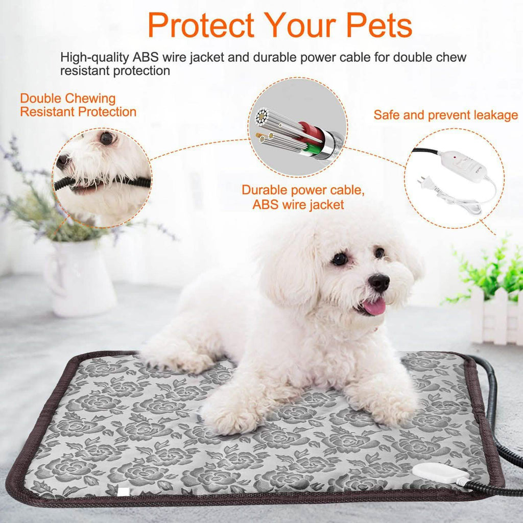 Tapis chauffant électrique pour animaux domestiques, chiens et chats