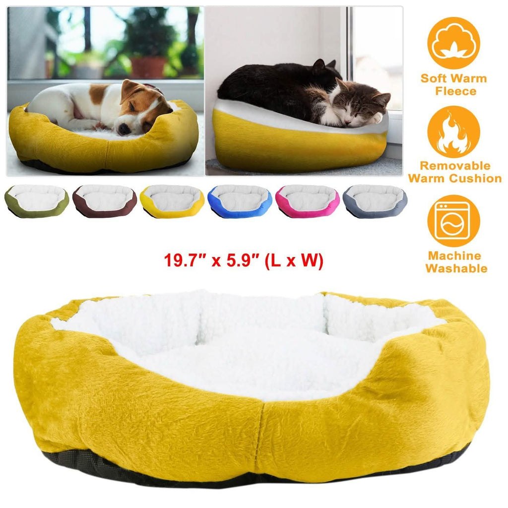 Lit douillet pour chiot et chat en polaire douce et chaude