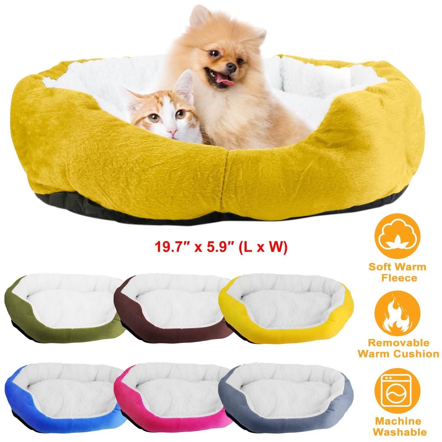 Lit douillet pour chiot et chat en polaire douce et chaude
