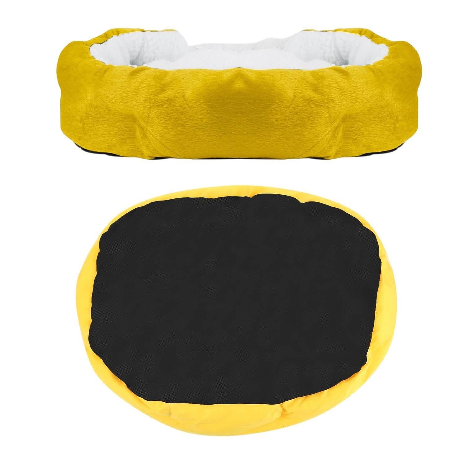 Lit douillet pour chiot et chat en polaire douce et chaude