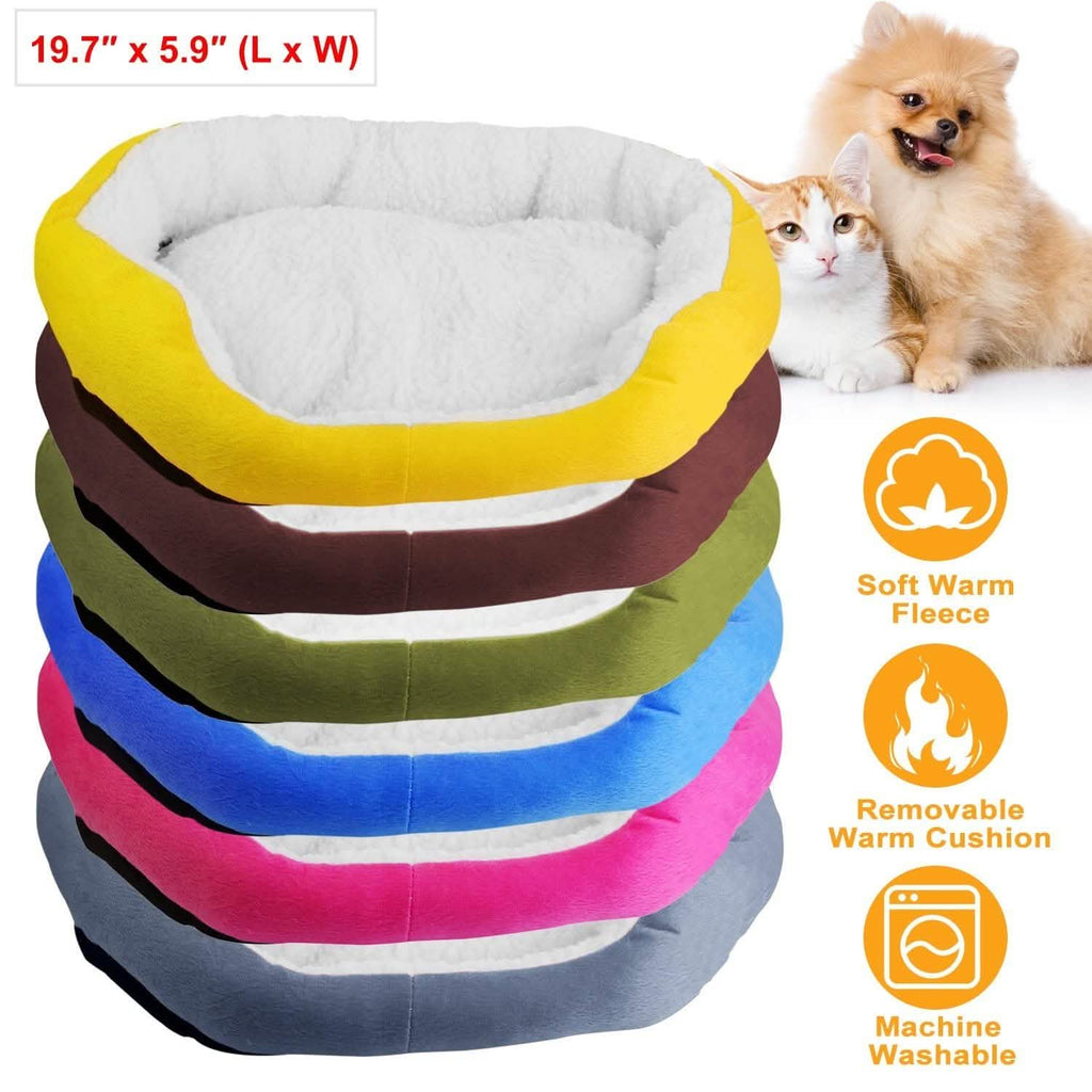 Lit douillet pour chiot et chat en polaire douce et chaude