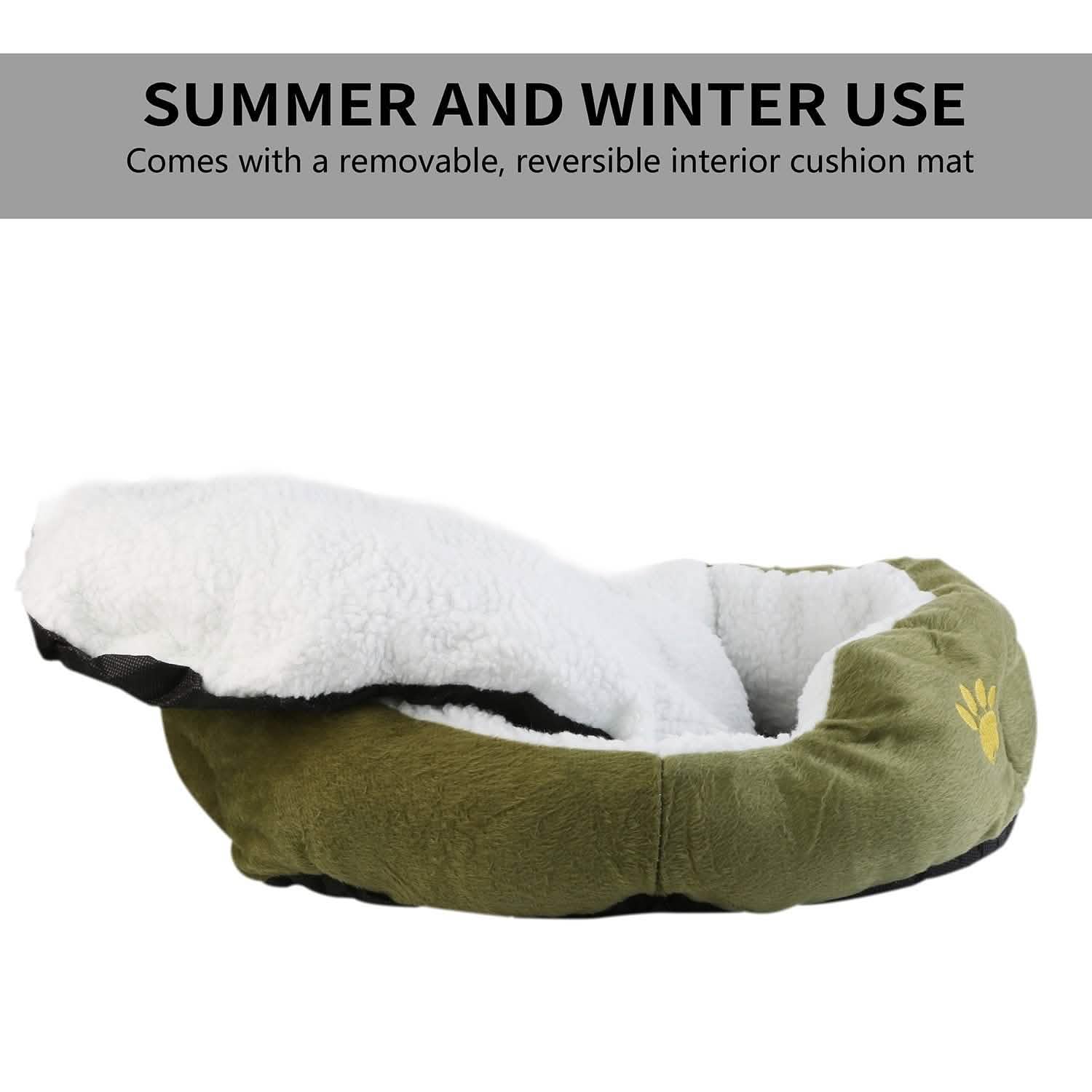 Lit douillet pour chiot et chat en polaire douce et chaude