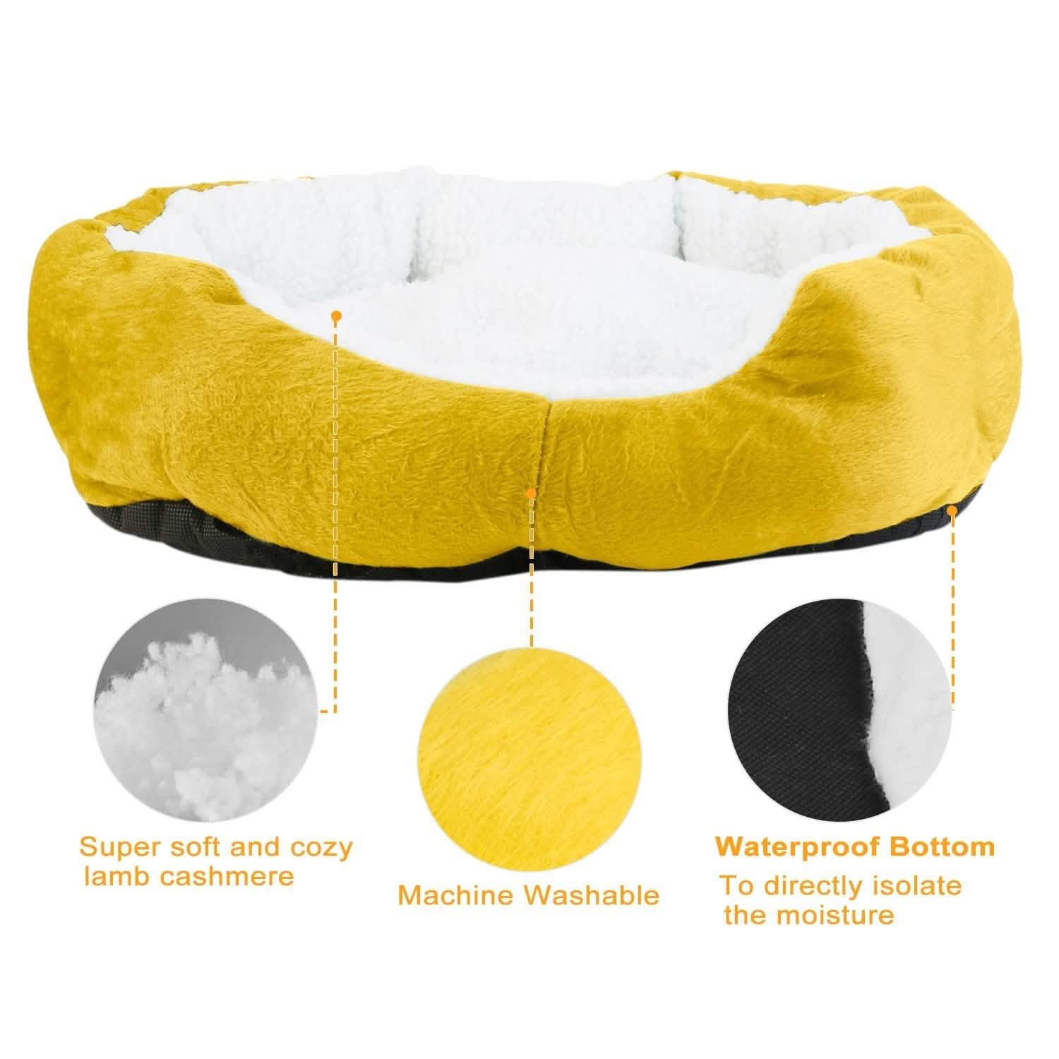Lit douillet pour chiot et chat en polaire douce et chaude