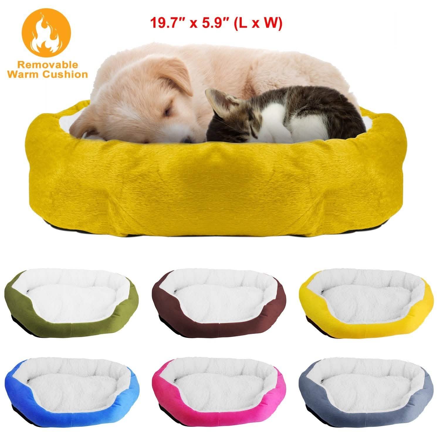 Lit douillet pour chiot et chat en polaire douce et chaude