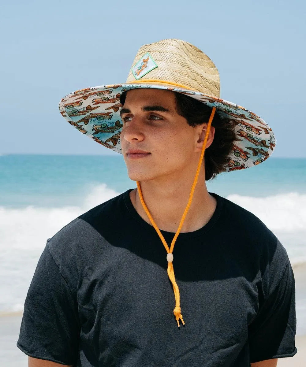 Peter Grimm Sublime Badfish Lifeguard - Chapeau de maître nageur en paille de seigle