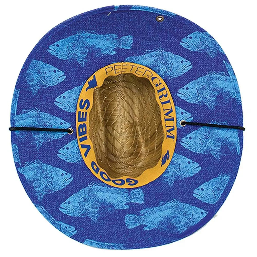 Peter Grimm Sea School - Chapeau de sauveteur en paille de seigle