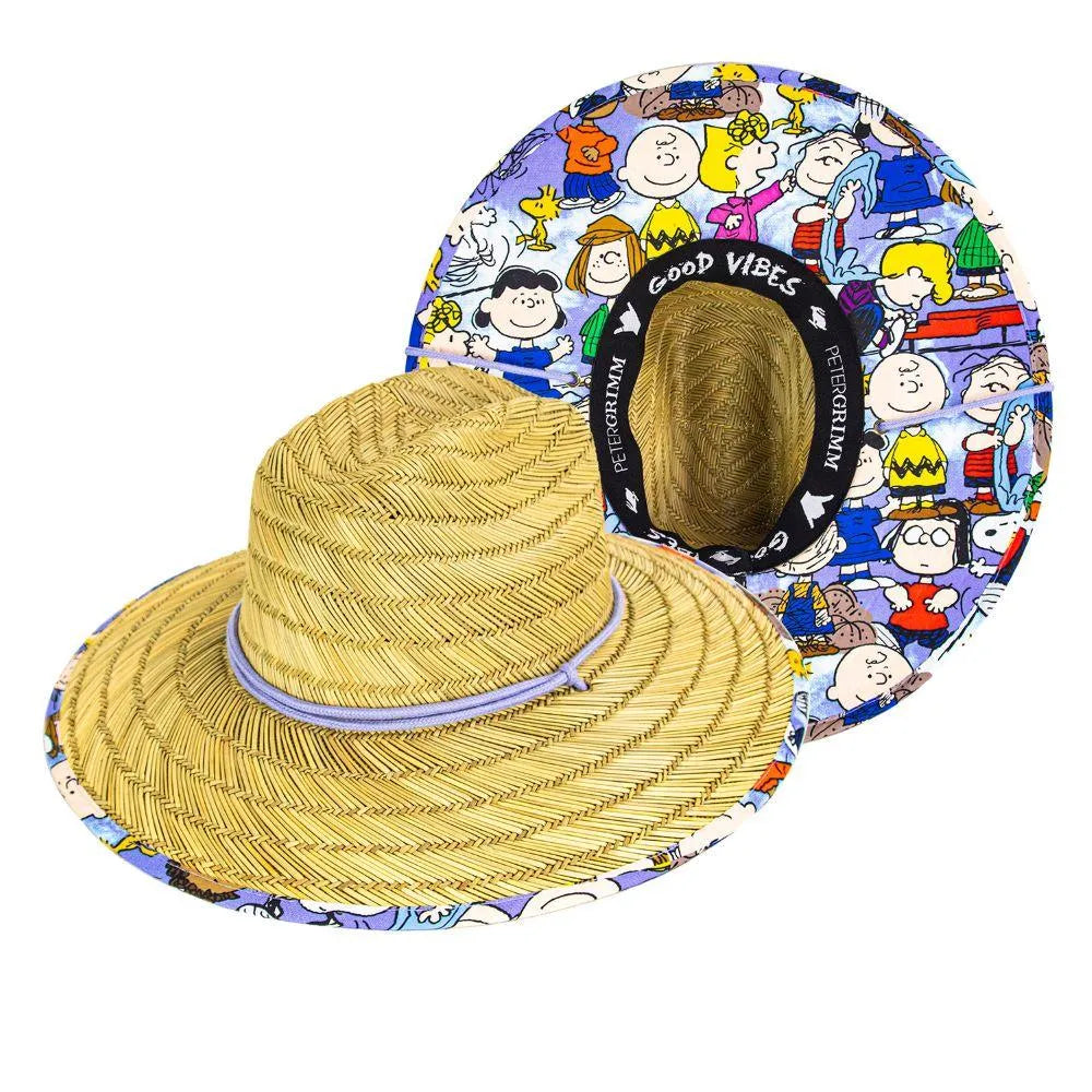 Chapeau de sauvetage en paille de seigle Peter Grimm Personnages Peanuts