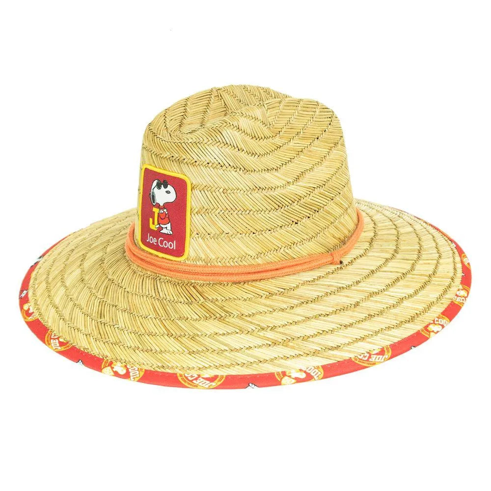 Chapeau de Sauveteur en Paille de Seigle Peter Grimm Peanuts Joe Cool Snoopy