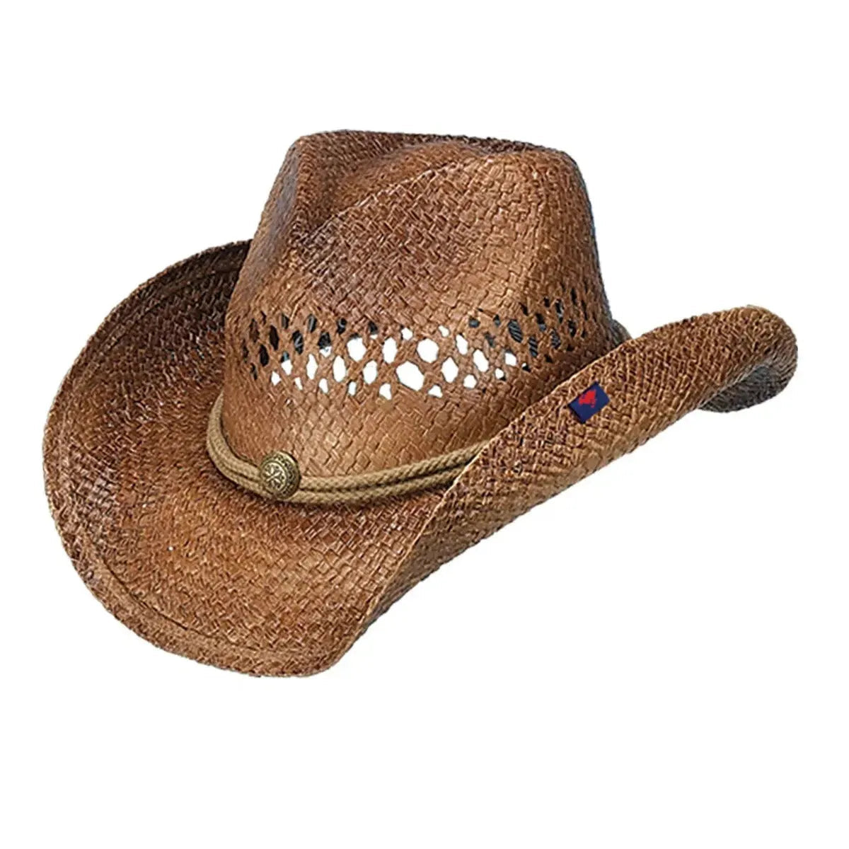 Peter Grimm Desperado - Chapeau de cowboy en paille