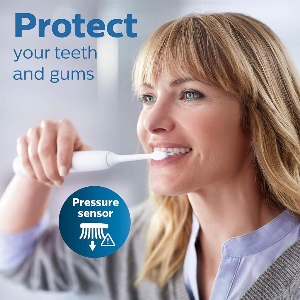Philips Sonicare - Brosse à dents rechargeable ProtectiveClean 4100 - Blanche