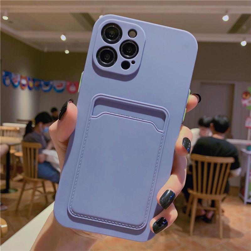 Coque de téléphone pour iPhone 11 12 13 Pro Max XR X XS Max 12 Mini 12 Pro Étui portefeuille en silicone souple avec porte-cartes Compatible avec iPhone 13 Étui portefeuille sécurisé