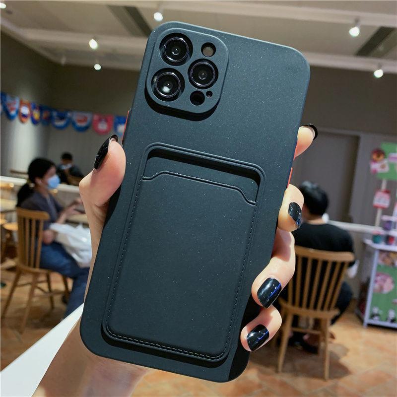 Coque de téléphone pour iPhone 11 12 13 Pro Max XR X XS Max 12 Mini 12 Pro Étui portefeuille en silicone souple avec porte-cartes Compatible avec iPhone 13 Étui portefeuille sécurisé