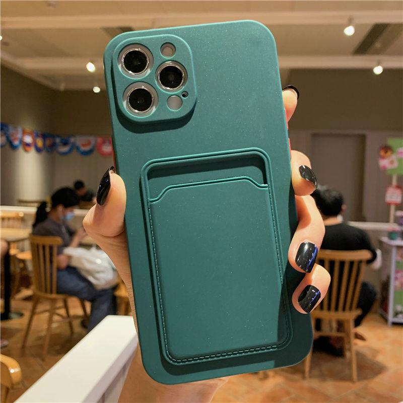 Coque de téléphone pour iPhone 11 12 13 Pro Max XR X XS Max 12 Mini 12 Pro Étui portefeuille en silicone souple avec porte-cartes Compatible avec iPhone 13 Étui portefeuille sécurisé