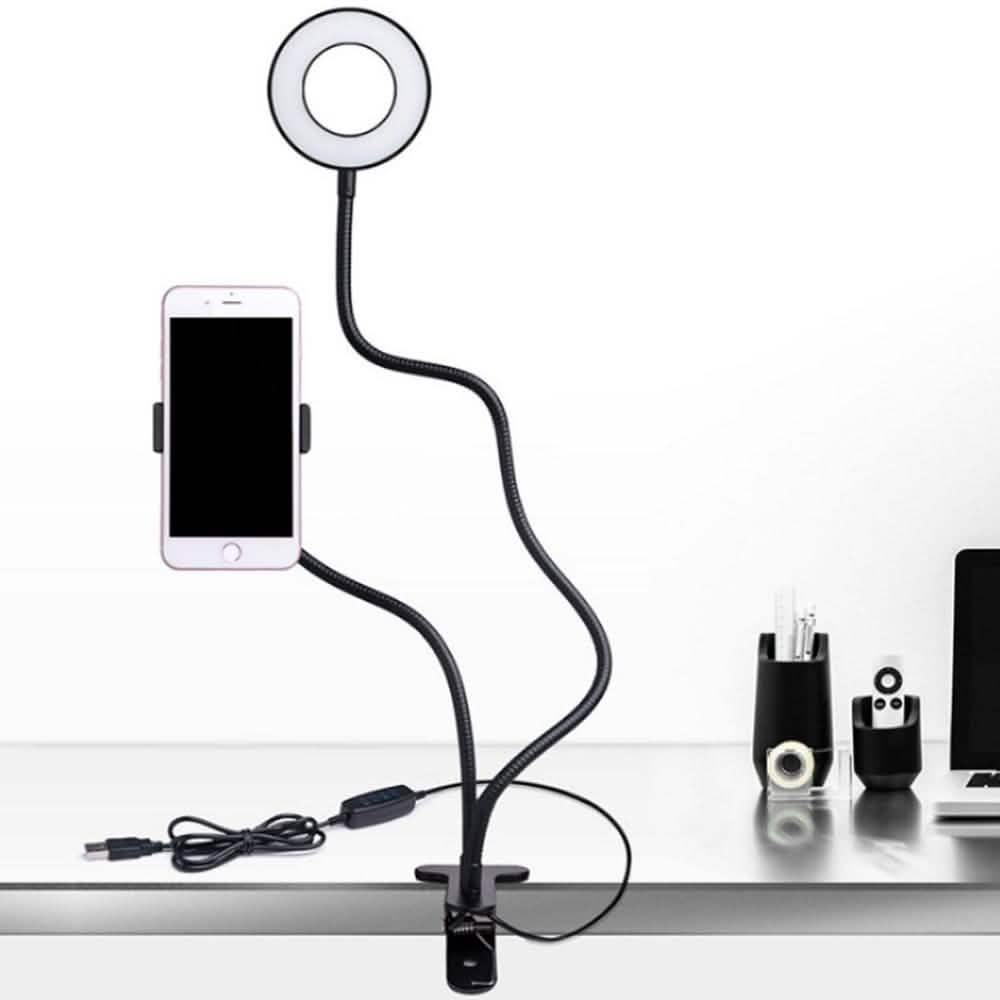 Kit support téléphone et anneau lumineux