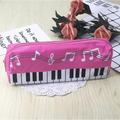 Trousse à crayons motif clavier de piano, grande capacité, trousses à crayons cool, fournitures de bureau, scolaires, mignonnes